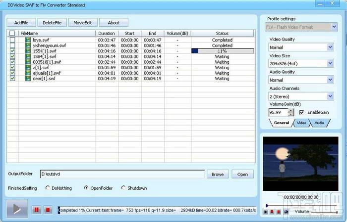 DDVideo SWF to FLV Converter Standard,DDVideo SWF to FLV Converter Standard下载,DD