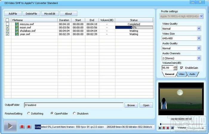 DDVideo SWF to Apple TV Converter Standard,DDVideo SWF to Apple TV Converter Sta