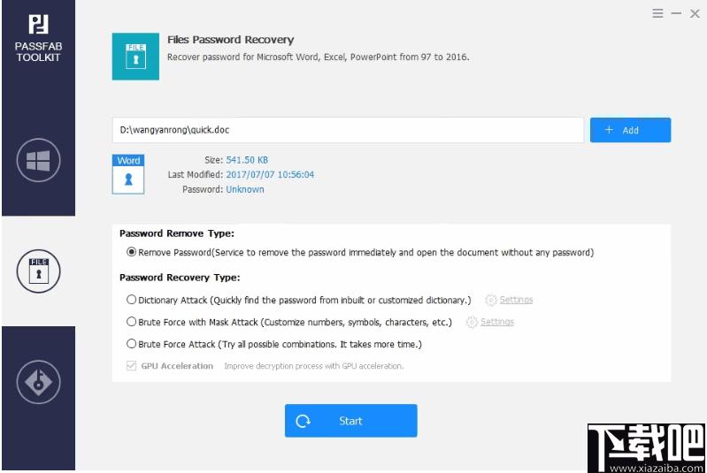 PassFab ToolKit下载,密码恢复