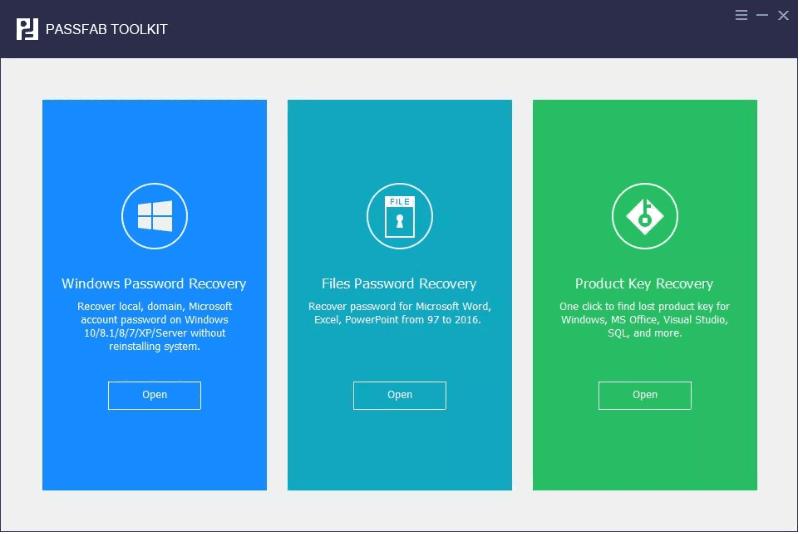 PassFab ToolKit下载,密码恢复